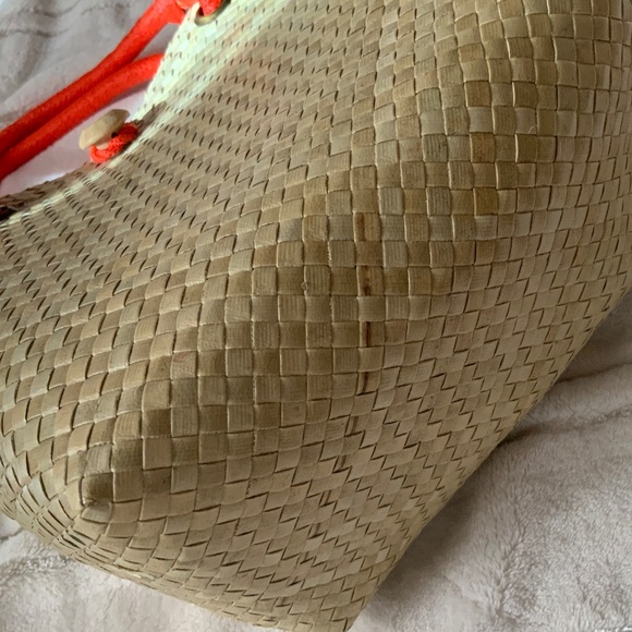 Cute Mini Straw Banig Tote Bag NEW! - Picture 5 of 6